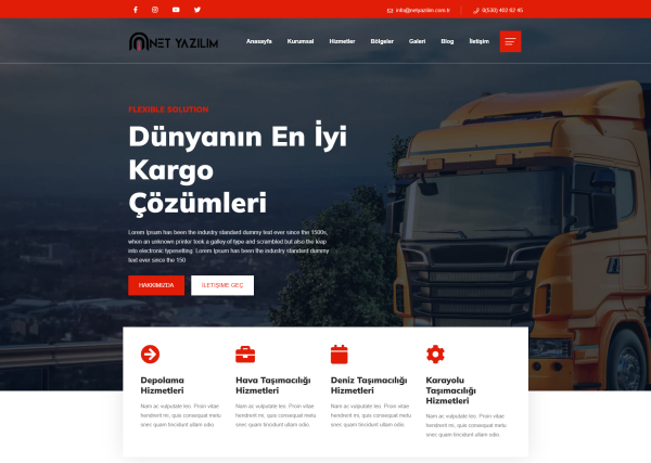Logistics Company Website | Responsive & SEO-Optimized Design