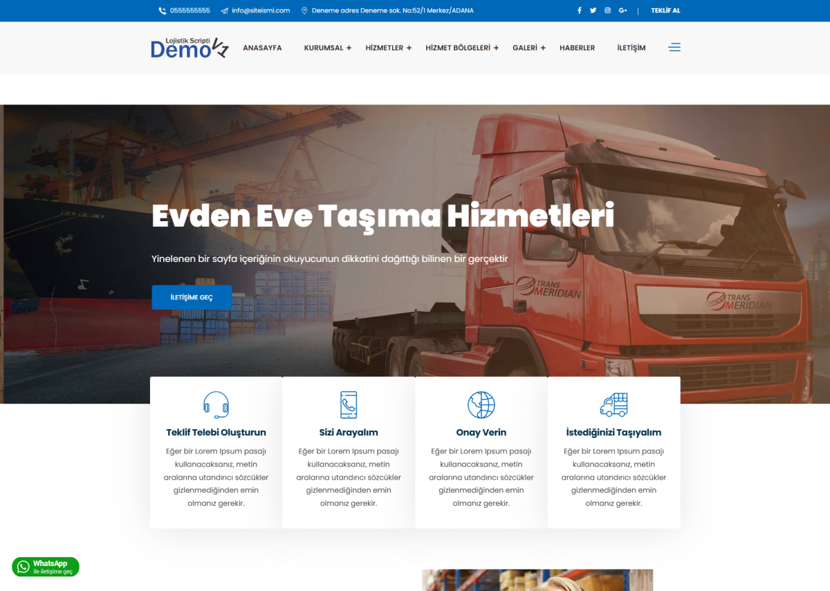 Logistics Website V1 